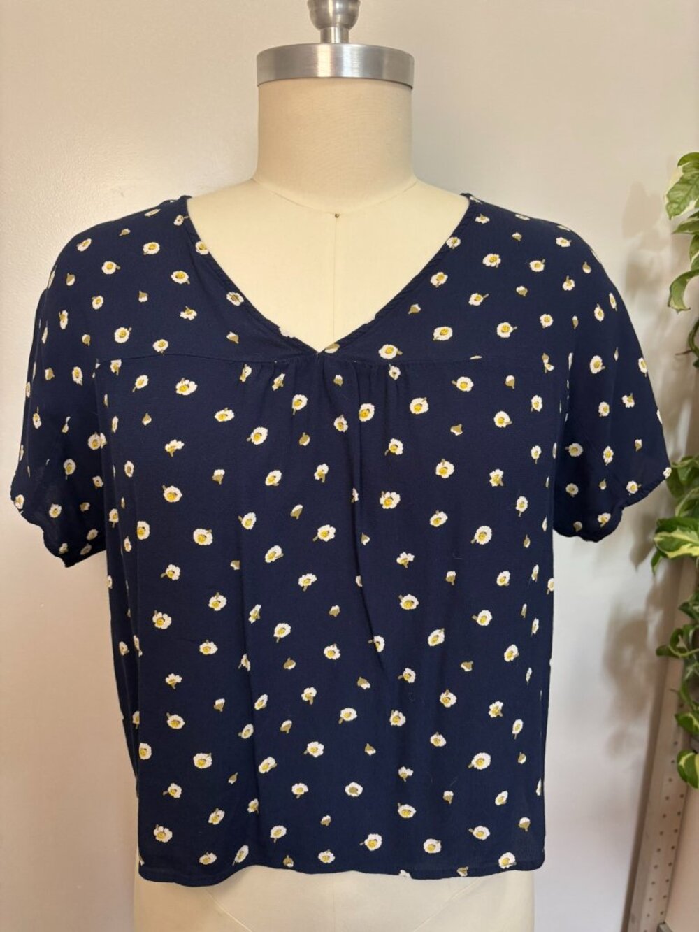 Madewell Floral Blouse Women's Size S